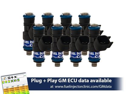 Picture of 525cc (58 lbs/hr at OE 58 PSI fuel pressure) FIC Fuel Injector Clinic Injector Set for 4.8/5.3/6.0 Truck Motors ('99-'06) (High-Z)