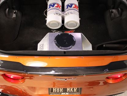 Picture of PROSPEED C6 CORVETTE 7 GALLON TRUNK MOUNTED HEAT EXCHANGER TANK WITH PLASTIC LID KIT