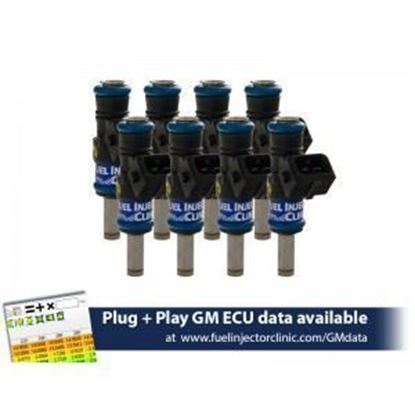 Picture of 1650cc (180 lbs/hr at OE 58 PSI fuel pressure) FIC Fuel Injector Clinic Injector Set for LS3, LS7, L76, L92, and L99 engines (High-Z)